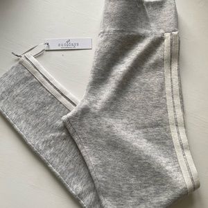 Sundays silver pants “ the canteen” with cream stripping size S